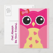 Cartes de classe pour enfants de la Chouette Saint (Devant / Derrière)