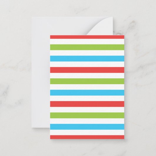 Cartes de classe Valentine d'avion rayé (Dos)