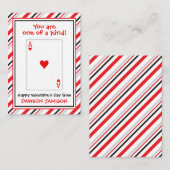 Cartes de classe Valentine's (Devant / Derrière)