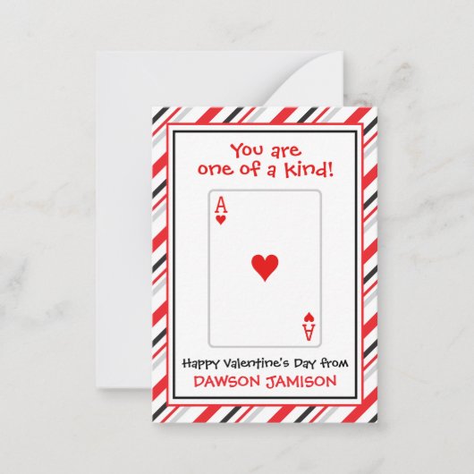 Cartes de classe Valentine's (Devant)
