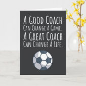 Cartes de coach de football typographie sportive e (Fleur jaune)