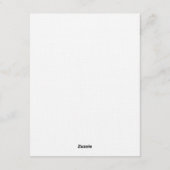 Cartes de code vestimentaire de mariage NUMÉRIQUE (Dos)