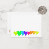 Cartes de coeur d'amour (Devant/Arrière en situation)