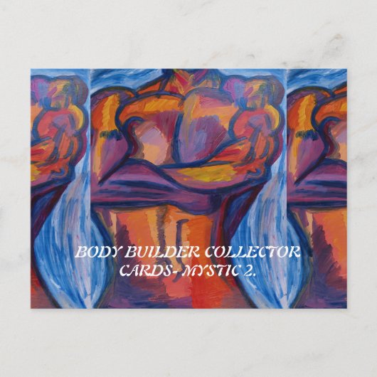 CARTES DE COLLECTEUR CORPS BUILDER PAR PAULA REILL (Devant)