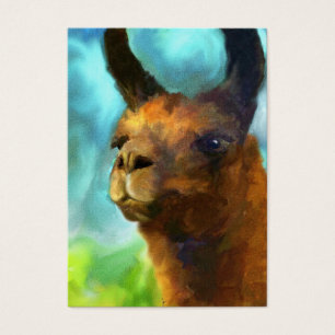 Cartes de collection d'art du lama ACEO