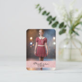 Cartes de collection de danseuses Rose Pailleté Ro (Debout devant)