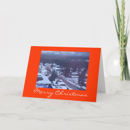Cartes de collection de Noël du lac Tahoe (Devant)