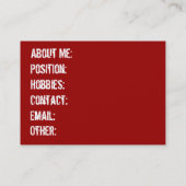 Cartes de collection de photo de joueur (Dos)