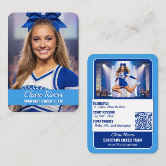 Cartes de collection personnalisées pour pom-pom g