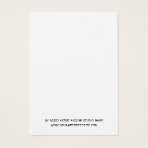 Cartes de collection vierges d'artiste d'ATC