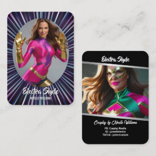 Cartes de commerce Cosplay Neon Hero Glow Coscards