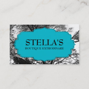 Cartes de commerce de détail d'arbres de boutique