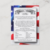 Cartes de commerce de pompiers personnalisées Tous (Dos)