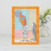 Cartes de commerce de recettes (Debout devant)