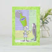 Cartes de commerce de recettes (Debout devant)