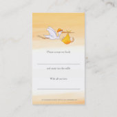 Cartes de compétition de livre de cigogne volante  (Dos)