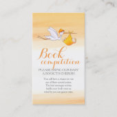 Cartes de compétition de livre de cigogne volante  (Devant)