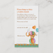 Cartes de compétition du livre d'art baby shower (Dos)