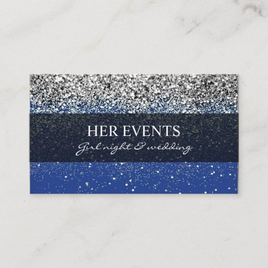 Cartes de conception de Parties scintillant chic p (Devant)