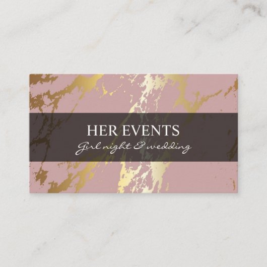 Cartes de conception rose chic pour le Gestionnair (Devant)