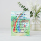 Cartes de condoléances personnalisées pour le deui (Debout devant)