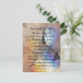 Cartes de condoléances pour la perte d'un chat Pon (Debout devant)