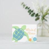Cartes de conseil baby shower (Debout devant)