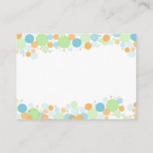 Cartes de conseil baby shower (Dos)