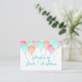 Cartes de conseil baby shower (Debout devant)