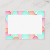 Cartes de conseil baby shower (Dos)