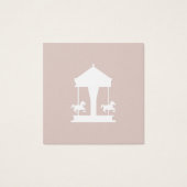 Cartes de conseil Baby shower Carrousel (Dos)
