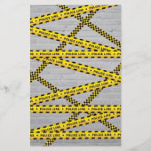 Cartes de conseil Baby shower des agents de police (Dos)