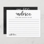 Cartes de conseil Baby shower pour fille d'Hallowe (Devant / Derrière)