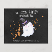 Cartes de conseil Baby shower pour fille d'Hallowe (Dos)