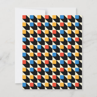 Cartes de conseil Carrés colorées