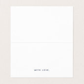 Cartes de conseil de script simples (Intérieur déplié)