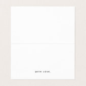 Cartes de conseil de script simples (Intérieur déplié)