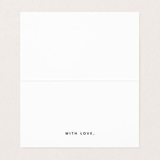 Cartes de conseil de script simples (Intérieur déplié)