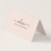 Cartes de conseil de script simples (Devant)