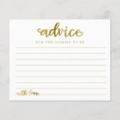 Cartes de conseil du Baby shower d'automne Citroui (Devant)