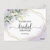 Cartes de conseil en Fête des mariées géométrique (Dos)