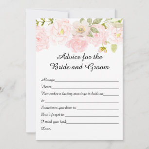 Cartes de conseil en Fêtes des mariées florales