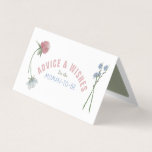 Cartes de conseil en fleurs sauvages de couleur pa<br><div class="desc">Cartes de conseil en fleurs sauvages de couleur pastel par le magasin Carte de visite.</div>