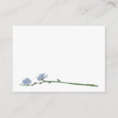 Cartes de conseil en fleurs sauvages de couleur pa (Dos)