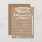 Cartes de conseil et de prédiction pour le jeu de  (Devant / Derrière)