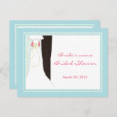 Cartes de conseil Fête des mariées (Devant / Derrière)