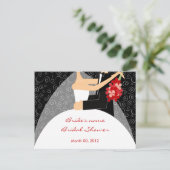 Cartes de conseil Fête des mariées (Debout devant)