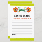 Cartes de conseil Fête des mariées Jeux Fiesta Car (Devant / Derrière)