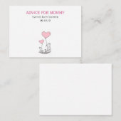 Cartes de conseil maman (Devant / Derrière)
