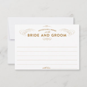 Cartes de conseil mariage